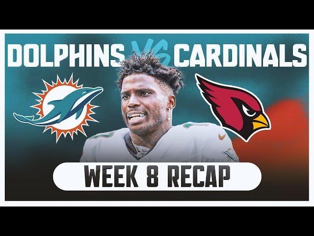 Arizona Cardinals Vs Miami Dolphins Week 8 Recap! | Someone Gotta Go!!