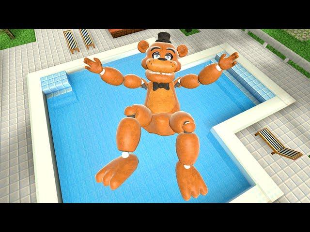 FNAF Animatronics Ragdolls Jumps & Falls (GMOD) Episode 532