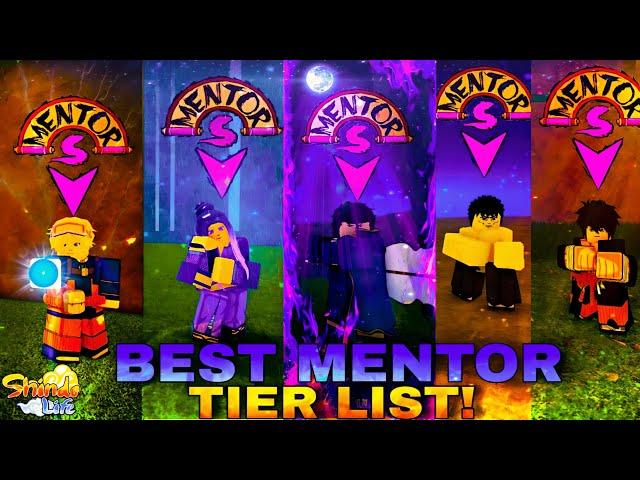 ULTIMATE Mentor Tier List! | Shindo Life PVP #85