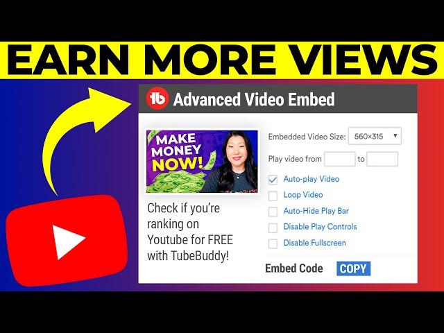 How to embed a YouTube video FOR FREE on your website to earn more views!