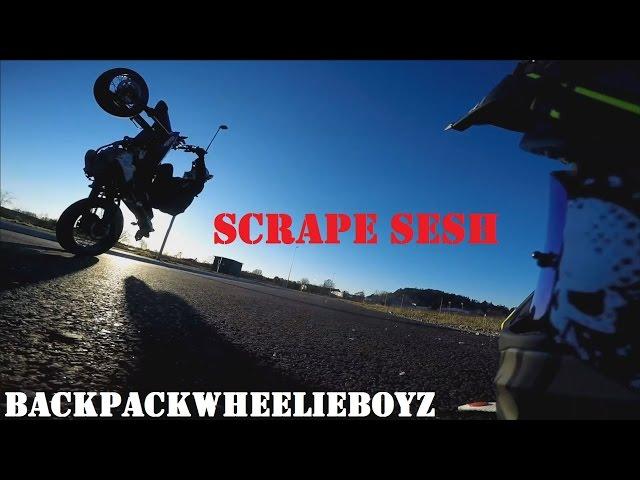 Backpackwheelieboyz Scrape Sesh | Supermoto Wheelie & Friends