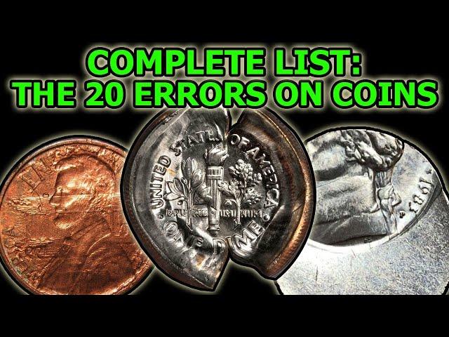 The 20 Types Of Errors On Coins – Complete Overview of Physical Error Coinage