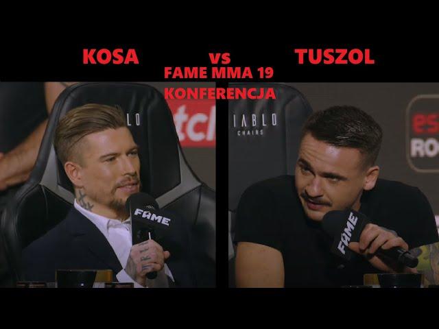 JAKUB ,,KOSA" KOSECKI vs TUSZOL. FAME MMA 20: KONFERENCJA