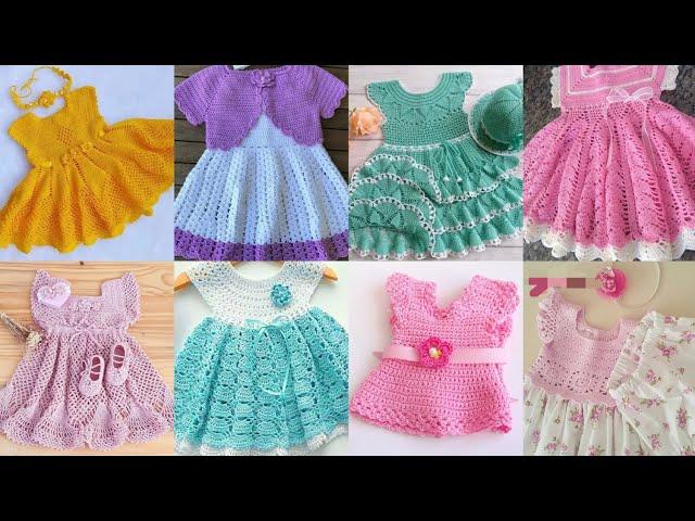 Crochet New Trending Baby Frocks Design Ideas/Crochet Girl Frocks 0-5 Years