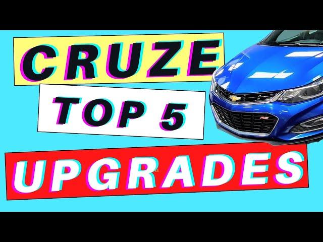 The top 5 CRUZE modifications you can make for big horsepower.