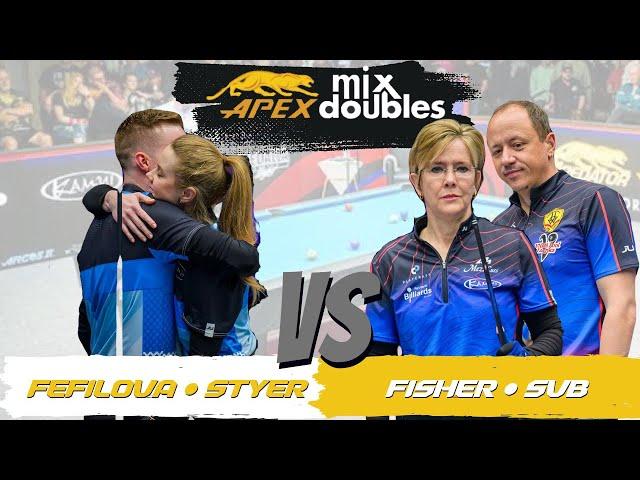 QUARTER-FINAL • APEX MIX DOUBLES 2024 • FEFILOVA / STYER VS FISHER / SVB