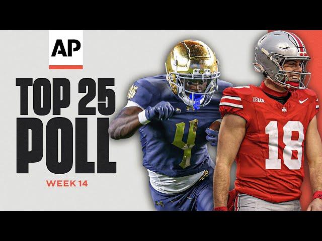 AP Top 25 Poll Released: Alabama, Ole Miss drop after upset loss, Notre Dame enters top 5