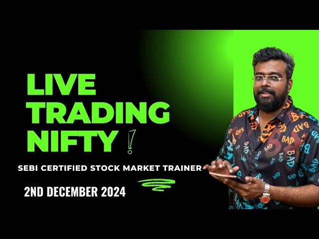 Bank Nifty50 : DEC 2ND  Live Options Trading today#BankNiftyTradingLive|2024 Learn Trading Easy Way.