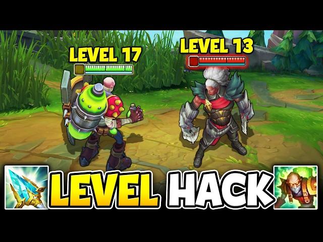 How to ABUSE this Singed level hack and get 4 levels up on your lane opponent