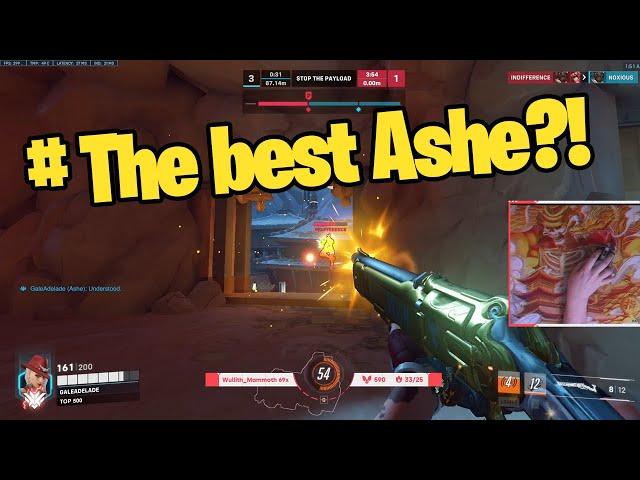 22K DMG! GALE INSANE ASHE GAMEPLAY OVERWATCH 2 SEASON 2 NEW MAP SHAMVALI MONASTERY