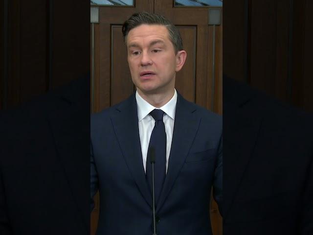 Pierre Poilievre reacts to Trump’s tariff announcement