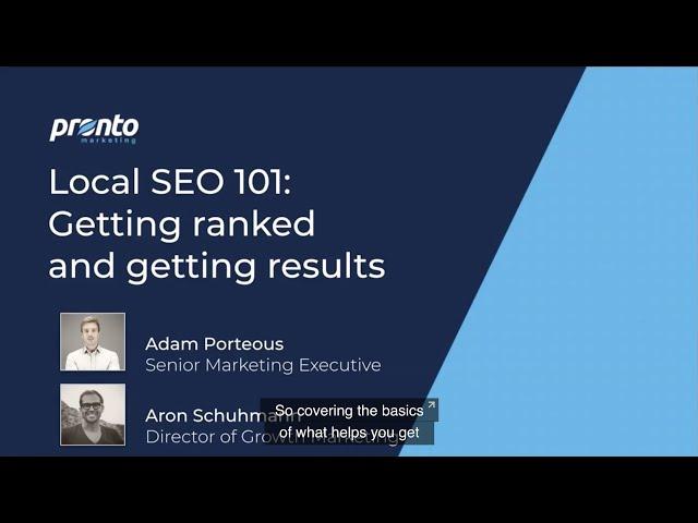 Local SEO 101: How to rank and get results