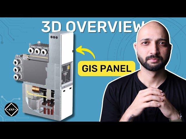 3D overview of Medium Voltage Switchgear GIS Panel | TheElectricalGuy