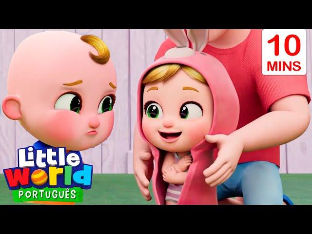 Nina e Nico Brincam de Quente ou Frio ️| O Mundo de Nina e Nico - Little World Português