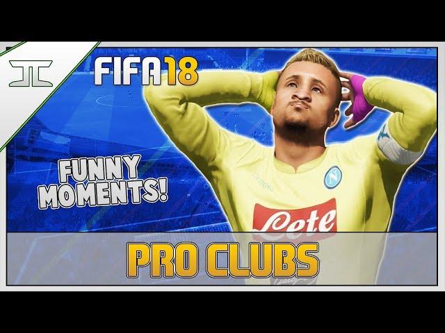 INSANE NINJA PASS FLICK! - FIFA 18 Pro Clubs Funny Moments! (FIFA 18 Funny Moments)