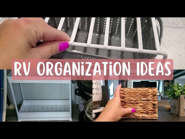 RV Organization Tips & Ideas | ORGANIZE WITH ME! :) 