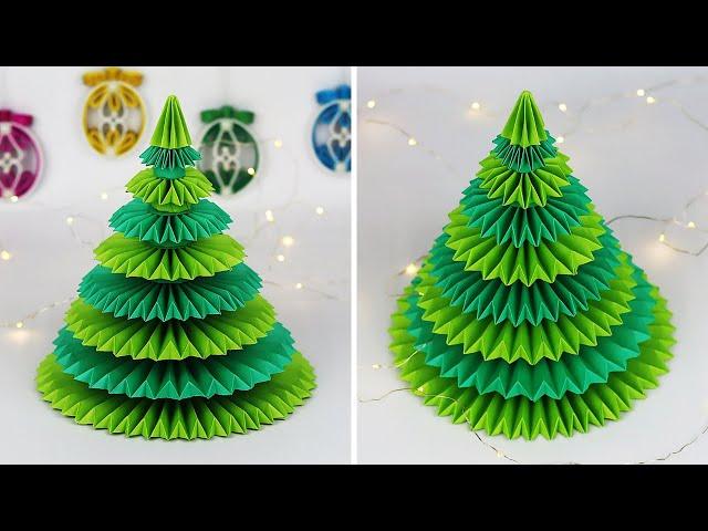 DIY Paper Christmas Tree | How To Make a 3D Xmas Tree | Christmas Decor