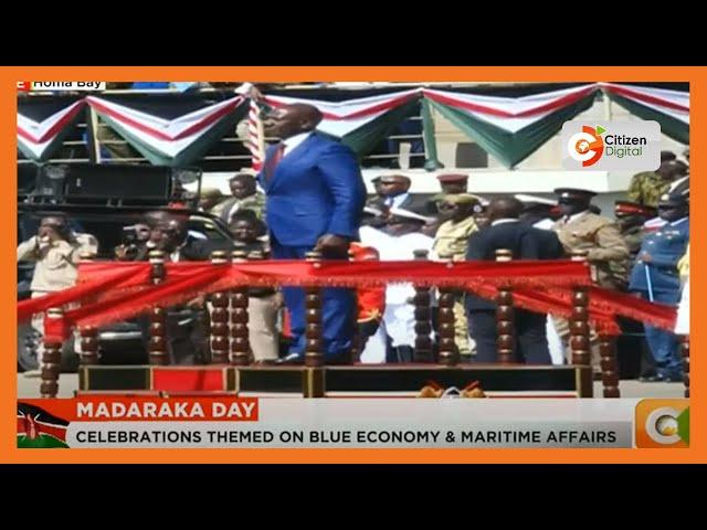 Madaraka Day: President Ruto arrives at Raila Odinga Stadium in Homa Bay