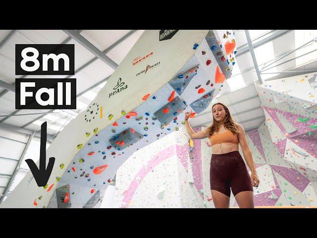 This Crazy Free Solo Boulder Has A 8m FALL