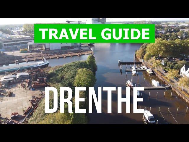 Drenthe, Netherlands | City of Assen, Emmen, Meppel, Coevorden | Drone 4k video | Drenthe province