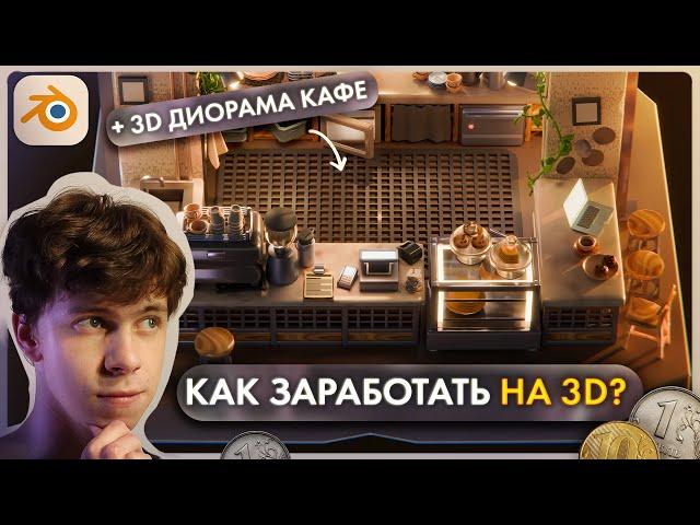 Направления 3D графики + Моделирование кофейни в Blender