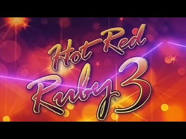 Hot Red Ruby 3 up to $200 Spins with Multiple Jackpots #vgt #redscreens #choctaw #redspin #slots