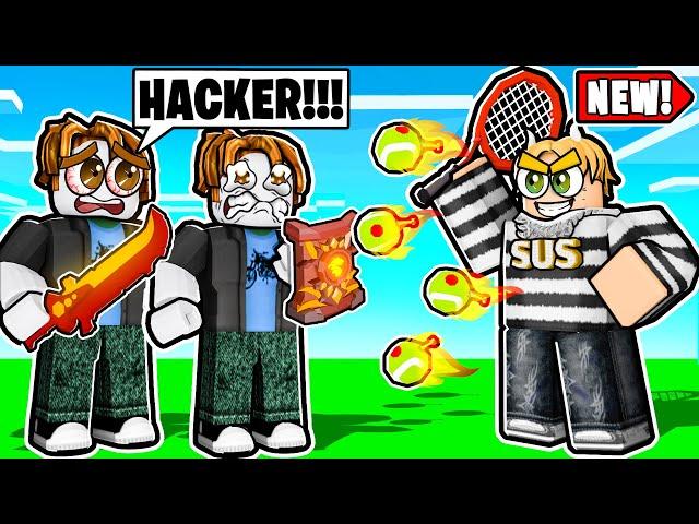 The *NEW* Tennis Racket is OVERPOWERED.. (Roblox Bedwars)