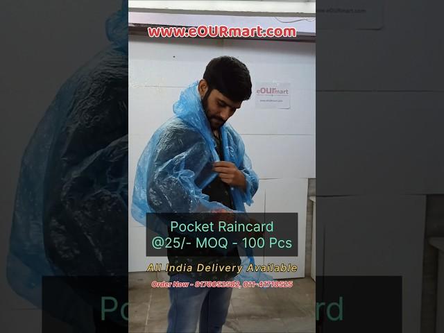 Pocket Raincard #raincard #poncho #raincoats #rain #umbrella