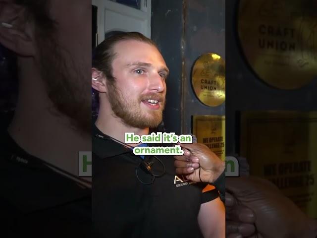 A strange ornament... | #security #nightlife #securityfunny #shorts