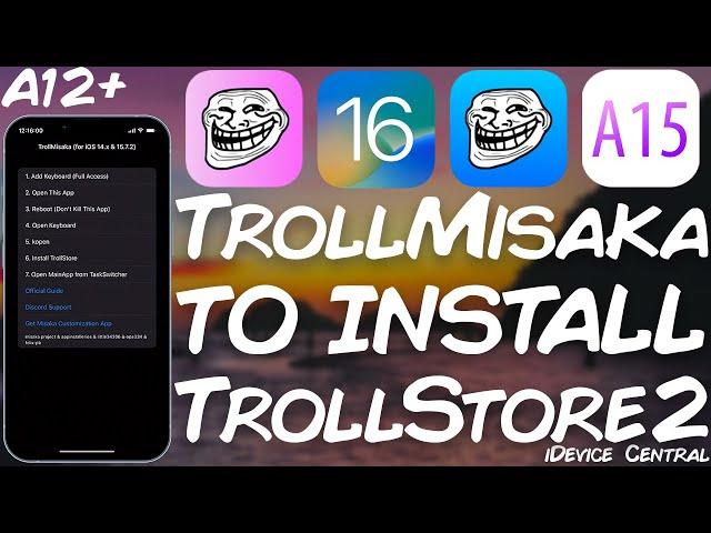 New TrollMisaka RELEASED! The BEST Way To Install TrollStore 2 Without Misaka (All Devices)