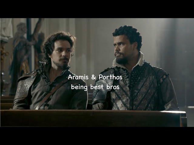 Aramis and Porthos being best bros for 11 minutes straight