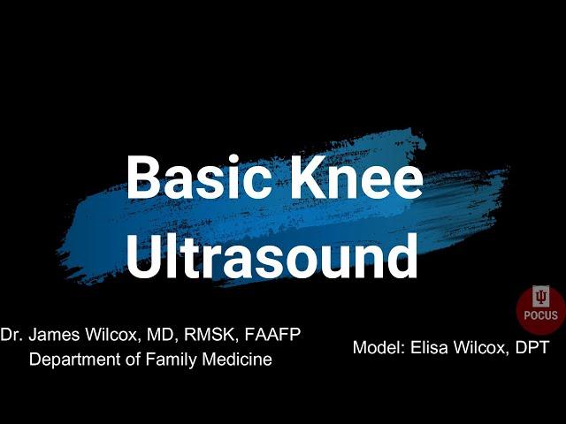 Knee Ultrasound