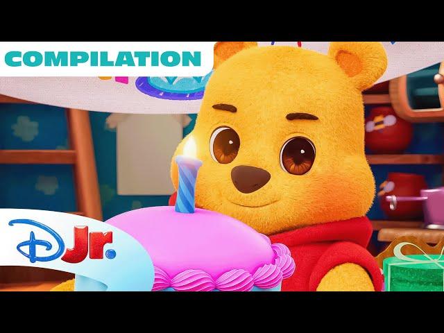 Me & Winnie the Pooh Vlogs  | Compilation | @disneyjr