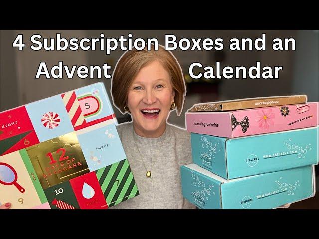 Unboxing Fun: 4 Subscription Boxes + Advent Calendar