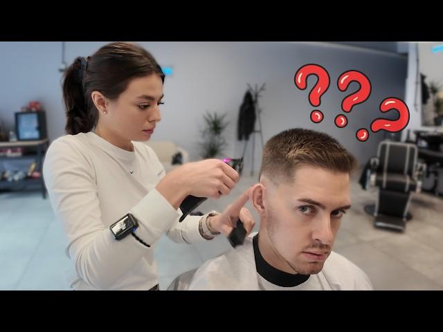 Cute Ukrainian Barber ASMR - Complete Haircut & Shave Session [$35]