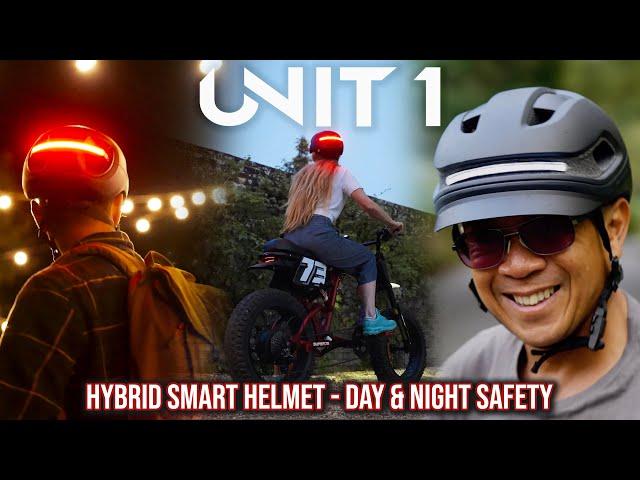 UNIT 1 AURA / Hybrid Smart Helmet - ULTIMATE DAY & NIGHT SAFETY