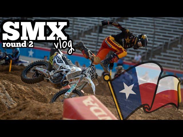 SUPERMOTOCROSS ROUND 2 | Christian Craig Races in Fort Worth SMX 2024