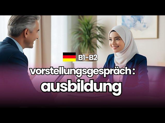 Dialog | ein Vorstellungsgespräch zur Ausbildung krankenschwester 03