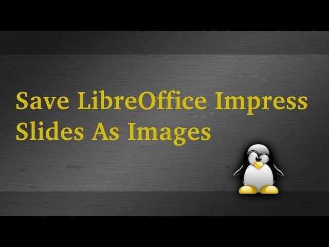 Export All Impress Slides As Images