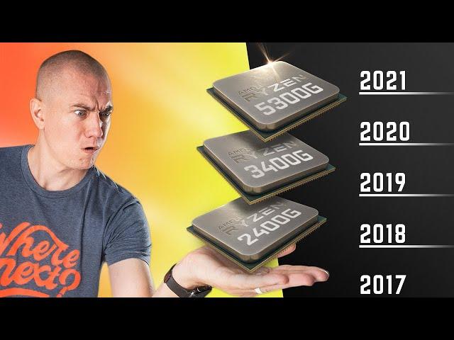 Ryzen 3 5300G vs 3400G & 2400G