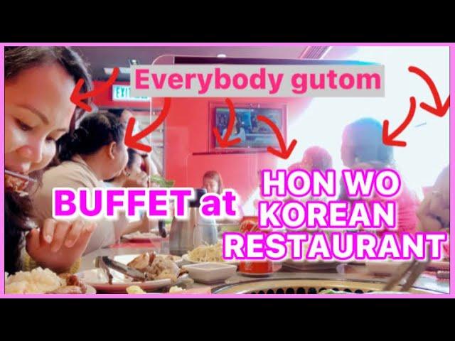 BUFFET AT HON WO KOREAN RESTAURANT WITH FRIENDS by NHEN'S VLOG