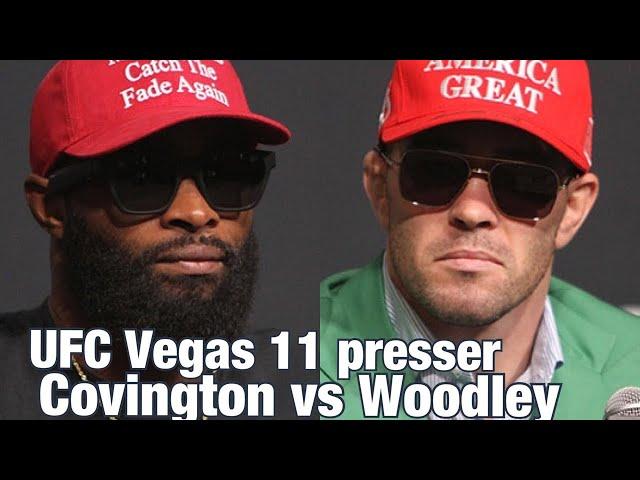 Tyron Woodley espouses Black Lives Matter; Colby Covington calls him racist | UFC Vegas 11