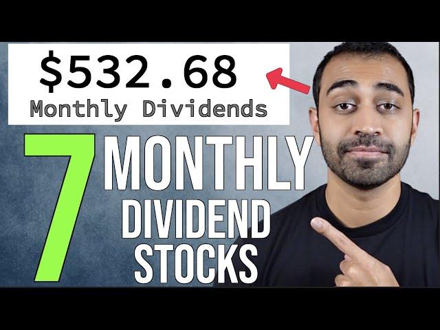 Top 7 Monthly Paying Dividend Stocks. Pay Your Bills (High Yield + Growth)