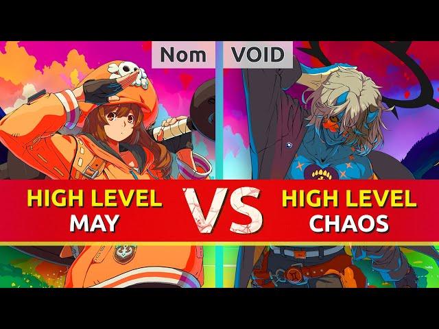 GGST ▰ Nom (May) vs VOID (Happy Chaos). Guilty Gear Strive High Level Gameplay