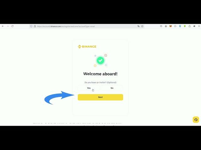 Do you have an inviter? (Optional) binance 2025