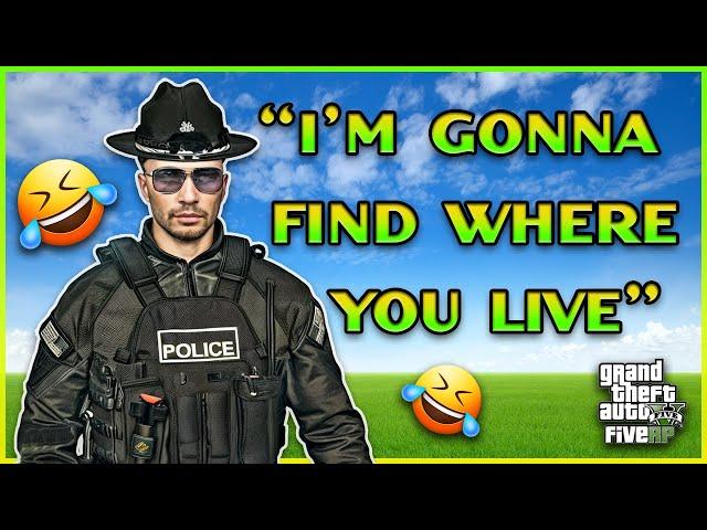 Trolling a bad cop until he quits the server (GTA RP)