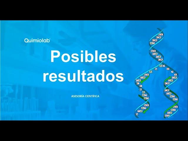 Quimiolab - qPCR e interpretación de resultados