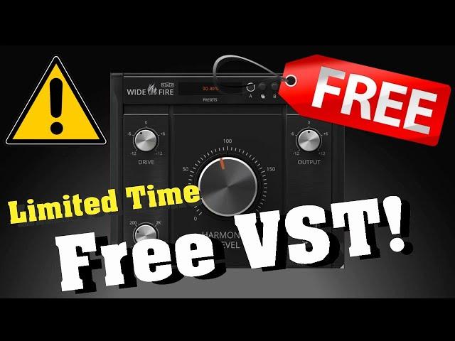 【Limited Time Free!】Hurry!New Innovative Analog Saturator & Stereo Imager VST! WideFire, JMG Sound