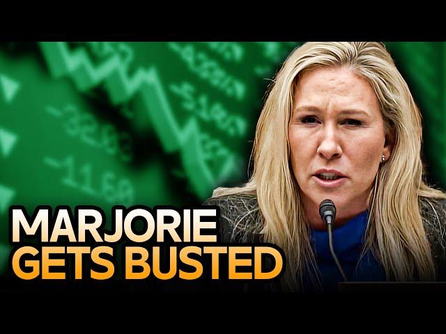 Marjorie Taylor Greene BUSTED Selling Off Stocks Days Before Market Crash