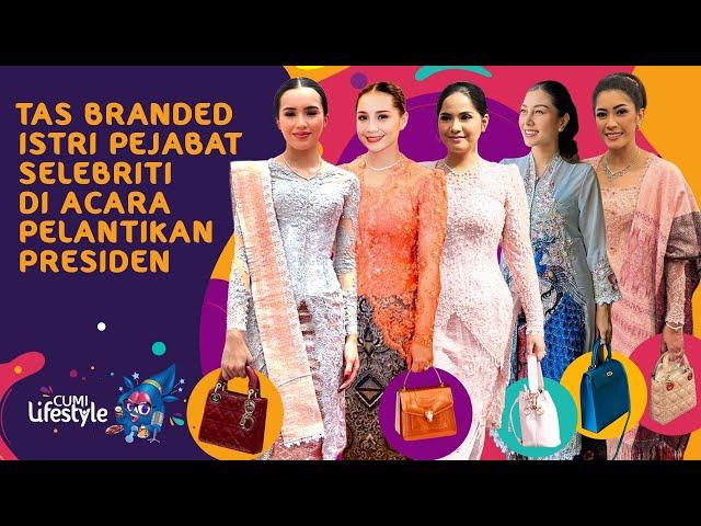 BIKIN GELENG-GELENG, DERETAN TAS BRANDED SELEBRITI DI ACARA PELANTIKAN PRESIDEN | CUMI LIFESTYLE